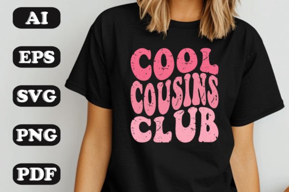 Cool Cousins Club SVG: Graphics & T-Shirt Designs for Local Brands