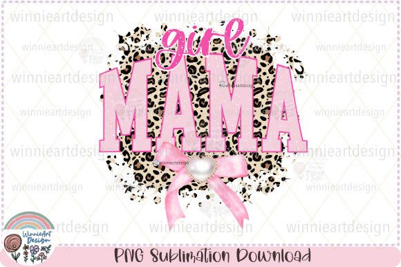 Girl Mama Coquette Leopard Soft Girl PNG Graphics