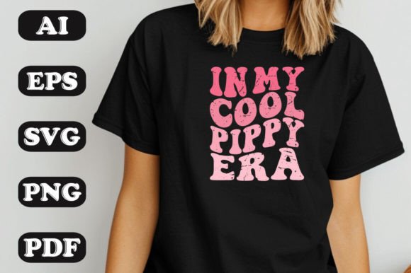 In My Cool Pippy Era SVG: Graphics for T-Shirt Designs
